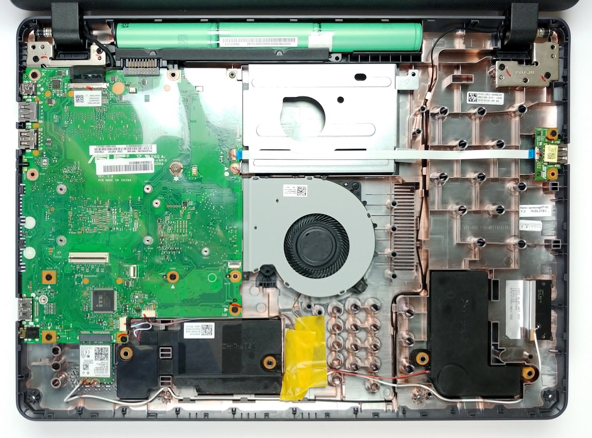 How to replace and fix ASUS TUF Gaming F15 FX507ZC AC power adapter 240W 6.0mm x 3.7mm (ASUS X507)